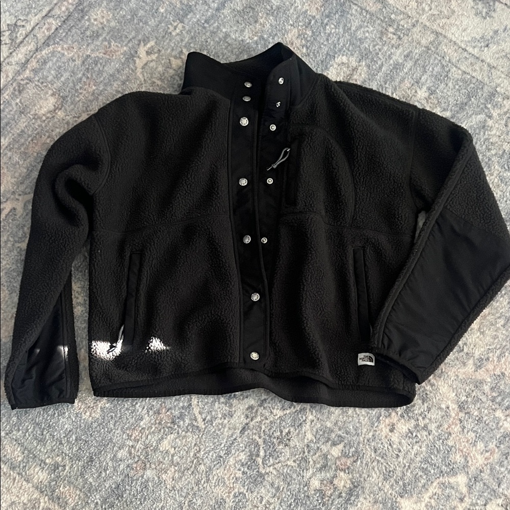 Black North face Fleece Jacket